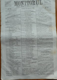 Cumpara ieftin Monitorul , Jurnal oficial al Principatelor Unite , nr. 209 , 1862 , Bucuresti