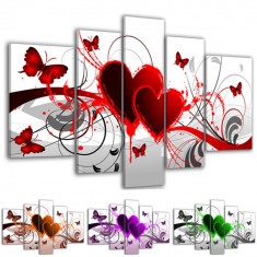 Tablou decorativ modern butterfly hearts model BM6251 foto