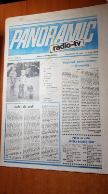 ziarul panoramic radio-tv 28 mai-3 iunie 1990 foto