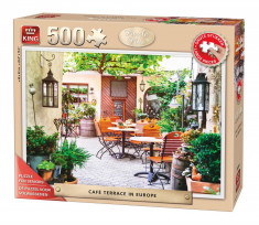 Puzzle King 500 CAFE TERRACE IN EUROPE foto