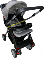 Carucior nou nascut Baby Care C 18 Gri foto