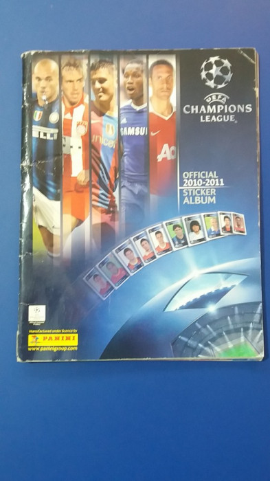 MRHAB LC - ALBUM STICKERE - UEFA - LIGA CAMPIONILOR EUROPENI - ED 2010 - 2011
