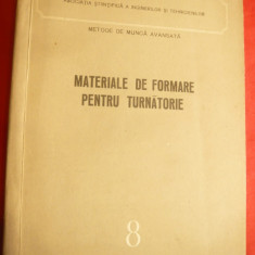 C.Stefanescu- Materiale de formare pt.turnatorie - Ed.Tehnica 1954