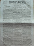 Cumpara ieftin Monitorul , Jurnal oficial al Principatelor Unite , nr. 257 , 1862 , Bucuresti