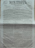 Cumpara ieftin Monitorul , Jurnal oficial al Principatelor Unite , nr. 257 , 1862 , Bucuresti