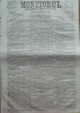 Cumpara ieftin Monitorul , Jurnal oficial al Principatelor Unite , nr. 227 , 1862 , Bucuresti