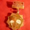 Insigna - Slava Trupelor Desant - sovietice - Parasutisti , h= 5,5 cm