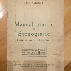 Manual practic de stenografie - Paul Samoila