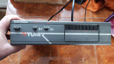 Tuner Electronica TV T01 , ROMANESC ,ANII 80 , PRODUS FOARTE RAR ! foto