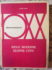 Alfred Binet, Ideile moderne despre copii foto