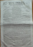 Cumpara ieftin Monitorul , Jurnal oficial al Principatelor Unite , nr. 233 , 1862 , Bucuresti