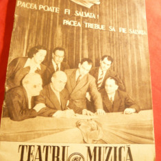 Revista Teatru si Muzica -Nr. 2 , 44 pag. , cu articole despre Birlic