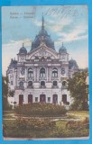 CARTE POSTALA CEHOSLOVACIA - KOSICE - TEATRUL - 1921