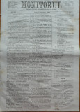 Cumpara ieftin Monitorul , Jurnal oficial al Principatelor Unite , nr. 223 , 1862 , Bucuresti