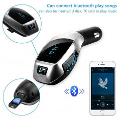 Car KIt X7 complet HandsFree Wireless FM Modulator Bluetooth foto