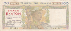 GRECIA 100 drahme 1935 VF!!! foto