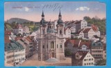 CARTE POSTALA GERMANIA - KARLSBAD - BISERICA - 1921, Circulata, Printata