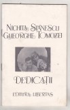 Nichita Stanescu , Gheorghe Tomozei - Dedicatii