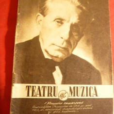 Revista Teatru si Muzica -Nr.consacrat Laureatiilor Premiilor de Stat 1956