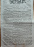 Cumpara ieftin Monitorul , Jurnal oficial al Principatelor Unite , nr. 246 , 1862 , Bucuresti