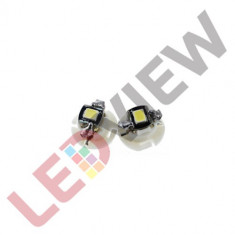 Bec bord auto B8.4D cu led SMD 2835 - Alb foto