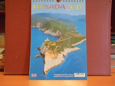 CALENDAR DE PERETE FORMAT MEDIU - GRECIA 2015 INSULA LEFKADA- 16 FOTOGRAFII. foto