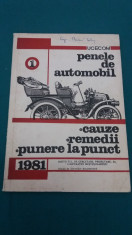 PENELE DE AUTOMOBIL* CAUZE *REMEDII *PUNERE LA PUNCT/1981 foto