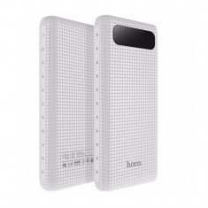 HOCO Mige 20000mAh Power Bank 2x 2.1A cu lanterna Culoare Alb foto