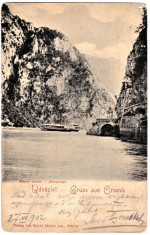 Orsova ilustrata clasica circulata in 1900 foto