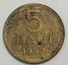 5 Bani 1952 Romania XF foto