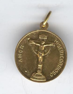 Mini medalie - MARTURIE DE BOTEZ - PAULUS VI PONTIFEX MAX - medalie - veche foto