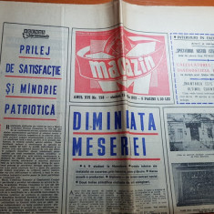 ziarul magazin 15 aprilie 1972- articol despre studentii din hunedoara