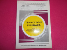 Tehnologie culinara / Gabriela Parjol/ 2003/300pg foto