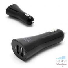 Incarcator Auto Samsung Galaxy S6 Dual USB Negru foto