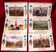 Lot 6 cutii Soldatei figurine plastic 24 calareti Napoleon War Waterloo foto