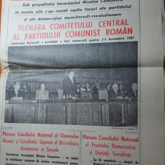 ziarul flacara 26 iunie 1987-cuvantarea lui ceausescu la plenara PCR