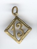 Mini medalion - TALISMAN - medalie miniatura - veche