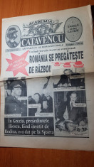 ziarul catavencu 5-11 aprilie 1994-romania se pregateste de razboi foto