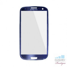 Geam Samsung i9300 Galaxy S3 Original Albastru foto