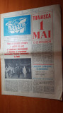Ziarul magazin 28 aprilie 1979- traiaca 1 mai