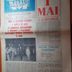 ziarul magazin 28 aprilie 1979- traiaca 1 mai