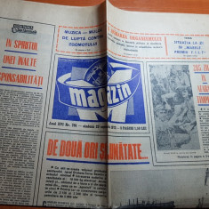 ziarul magazin 23 septembrie 1972- articol santierul naval drobeta turnu severin