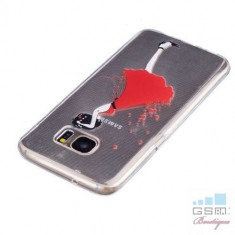 Husa Samsung Galaxy S7 Edge SM G935 Transparenta Fashion foto