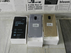 SAMSUNG GALAXY A8 2018 A530F DUAL SIM SILVER ABSOLUT NOU NECONFIGURAT foto