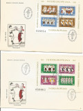 (No4)-FDC-(LP.1030)-Colaborarea Cultural-Economica Intereuropeana- blocuri, Dupa 1950