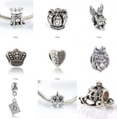 SET 9 Charm talismane pandantive pt bratara PANDORA plct argint foto