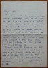 Scrisoare a scriitoarei Lucia Demetrius catre Mia Groza, 6 pagini olografe