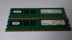 Kit 2 x 2 Gb Ram DDR3 Desktop PC / 1333 Mhz / PC3-10600U / Dual chanell (68B) foto