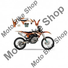 MBS Kit abtibilde BlackBird pentru SX/SXF/11-12=EXC/12-13, Ktm Lieber Racing Team, Cod Produs: BB8537RAU foto