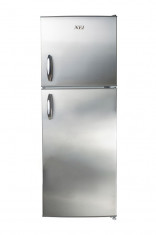 Frigider cu doua usi NEI MRF-142, Clasa A+, 138 L, H 128 cm, Inox foto